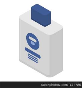 After shave cream icon. Isometric of after shave cream vector icon for web design isolated on white background. After shave cream icon, isometric style