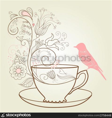 afternoon tea concept