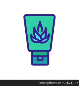 agave hand cream icon vector. agave hand cream sign. color symbol illustration. agave hand cream icon vector outline illustration