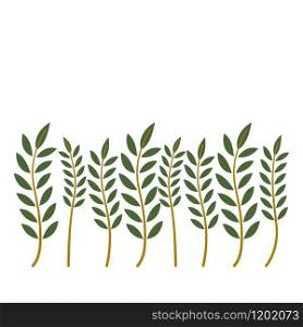 Agriculture green wheat Logo Template vector