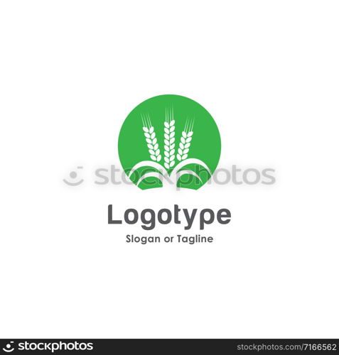 Agriculture logo. Farm logo. Organic logo. Nature symbol