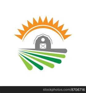 Agriculture logo icon design illustration vector