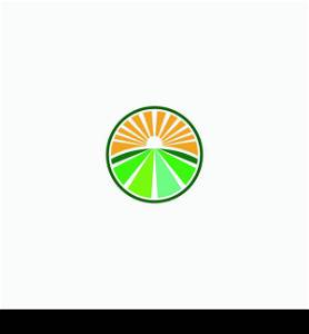 Agriculture Logo. leaf logo design, eco-friendly concept