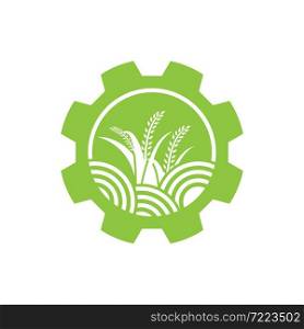 Agriculture logo template vector icon design