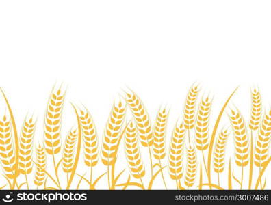 Agriculture wheat Background vector icon Illustration design