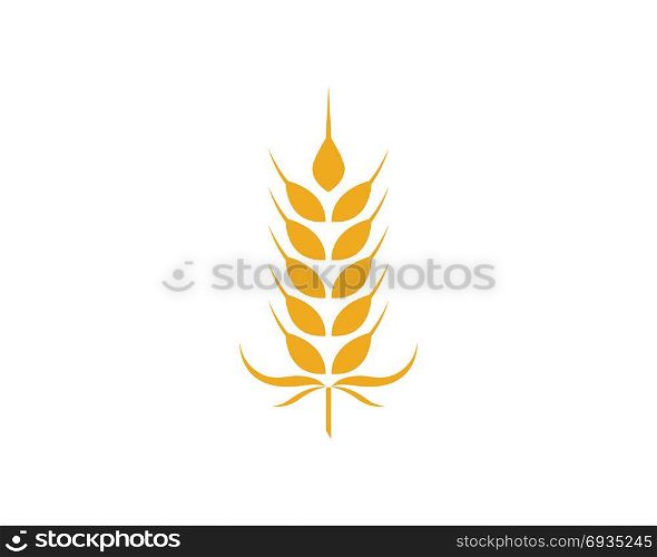 Agriculture wheat Logo Template. Agriculture wheat Logo Template vector icon design