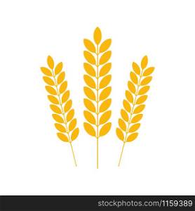 Agriculture wheat Logo Template, wheat ears. Vector stock illustration. Agriculture wheat Logo Template, wheat ears. Vector stock illustration.