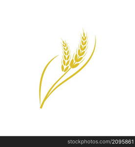 Agriculture wheat vector icon design