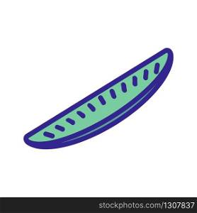 agures with seeds icon vector. agures with seeds sign. color isolated symbol illustration. agures with seeds icon vector outline illustration