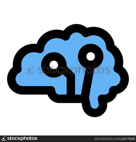 AI brain, a program simulate human behavior.