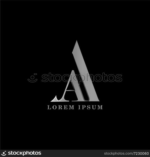 AI letter logo template vector illustration graphic design abstract