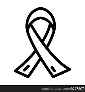 aids day line icon vector. aids day sign. isolated contour symbol black illustration. aids day line icon vector illustration