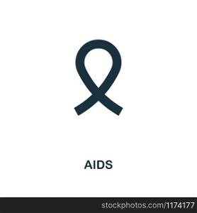 Aids icon. Premium style design from healthcare collection. Pixel perfect aids icon for web design, apps, software, printing usage.. Aids icon. Premium style design from healthcare icon collection. Pixel perfect Aids icon for web design, apps, software, print usage