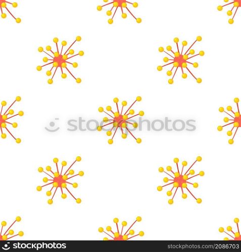 AIDS virus pattern seamless background texture repeat wallpaper geometric vector. AIDS virus pattern seamless vector