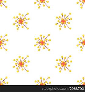 AIDS virus pattern seamless background texture repeat wallpaper geometric vector. AIDS virus pattern seamless vector