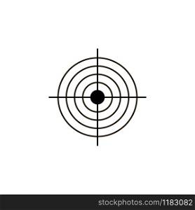 Aim target vector icon