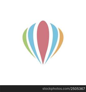 Air ballon icon logo design illustration vector