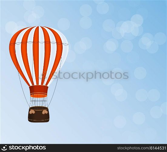 Air Balloon Background Vector Illustration EPS10. Air Balloon Background Vector Illustration