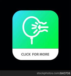 Air, Balloon, Blow, Relief, Stress Mobile App Button. Android and IOS Glyph Version