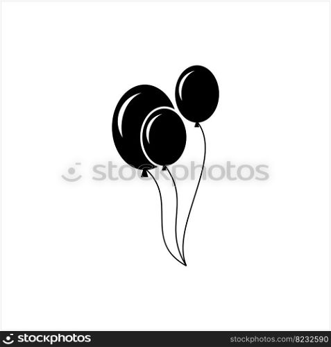 Air Balloon Icon Design Vector Art Illustration