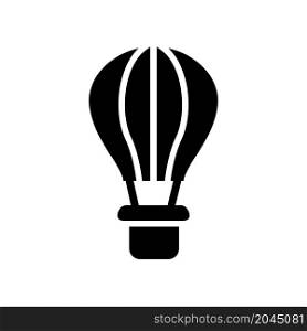 air balloon icon vector glyph style