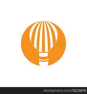 air balloon logo template design