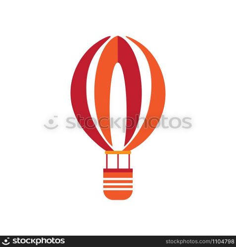 air balloon logo vector