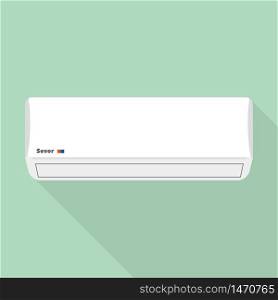 Air conditioner icon. Flat illustration of air conditioner vector icon for web design. Air conditioner icon, flat style