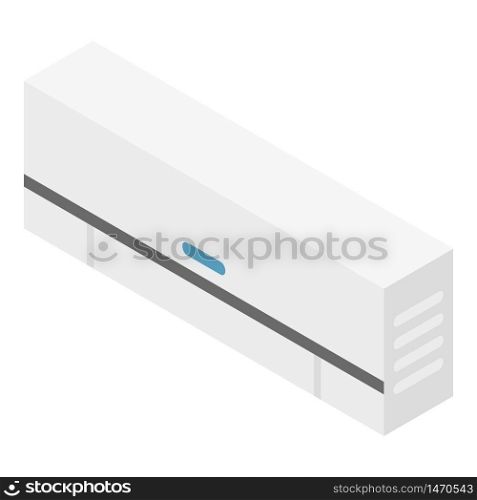 Air conditioner icon. Isometric of air conditioner vector icon for web design isolated on white background. Air conditioner icon, isometric style