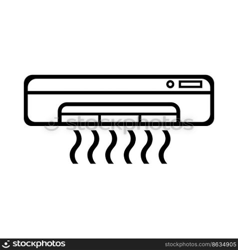 air conditioner icon vector illustration symbol design
