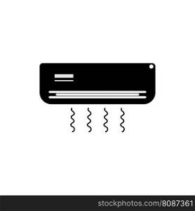 air conditioner icon vector illustration template design