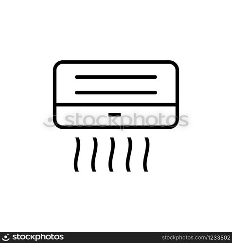 air conditioner icon vector logo template EPS 10