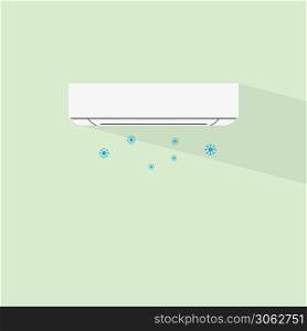 Air Conditioner vector template illustration design