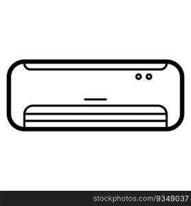 air conditioning illustration logo design