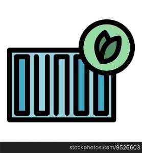 Air filter tool icon outline vector. Clean dust. Wind protection color flat. Air filter tool icon vector flat