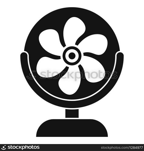 Air home fan icon. Simple illustration of air home fan vector icon for web design isolated on white background. Air home fan icon, simple style