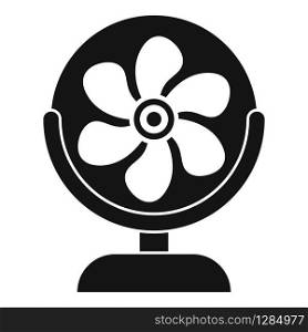 Air home fan icon. Simple illustration of air home fan vector icon for web design isolated on white background. Air home fan icon, simple style