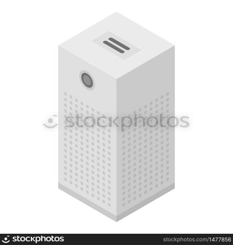 Air ionizer icon. Isometric of air ionizer vector icon for web design isolated on white background. Air ionizer icon, isometric style