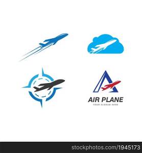 Air Plane illustration logo vector template