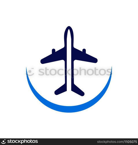 Air plane logo vector