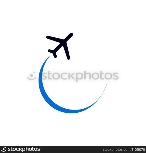 Air plane logo vector