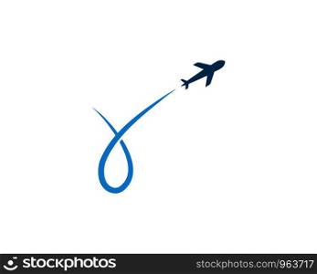 Air Plane logo vector template