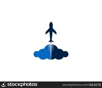 Air Plane logo vector template