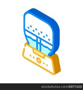 air purifier and humidifier isometric icon vector. air purifier and humidifier sign. isolated symbol illustration. air purifier and humidifier isometric icon vector illustration