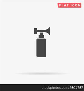 Air Signal Horn flat vector icon. Glyph style sign. Simple hand drawn illustrations symbol for concept infographics, designs projects, UI and UX, website or mobile application.. Air Signal Horn flat vector icon