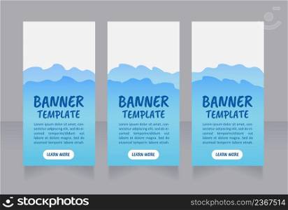 Air space exploring web banner design template. Vector flyer with text space. Advertising placard with customized copyspace. Printable poster for advertising. Caveat Brush, Calibri fonts used. Air space exploring web banner design template