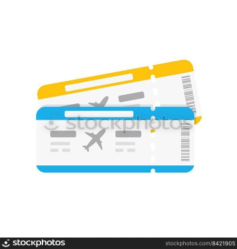 air ticket Specify flight details and travel time. for traveling with airlines