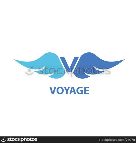 air travel logo. air travel logo design. Vector illustration of icon