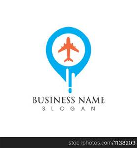 Air Travel Logo Template Design Creative Symbol, Icon