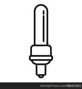 Air UV lamp icon outline vector. Rays device. Care virus. Air UV lamp icon outline vector. Rays device